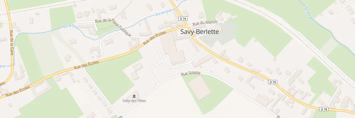 Plan du 19 Rue des Manoirs à Savy-Berlette