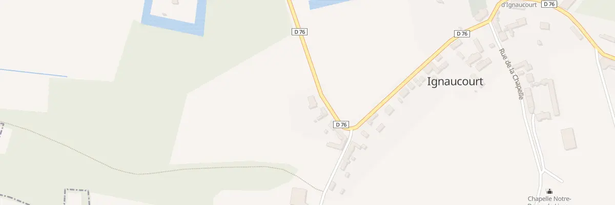 Plan du 2 Le Village à Ignaucourt