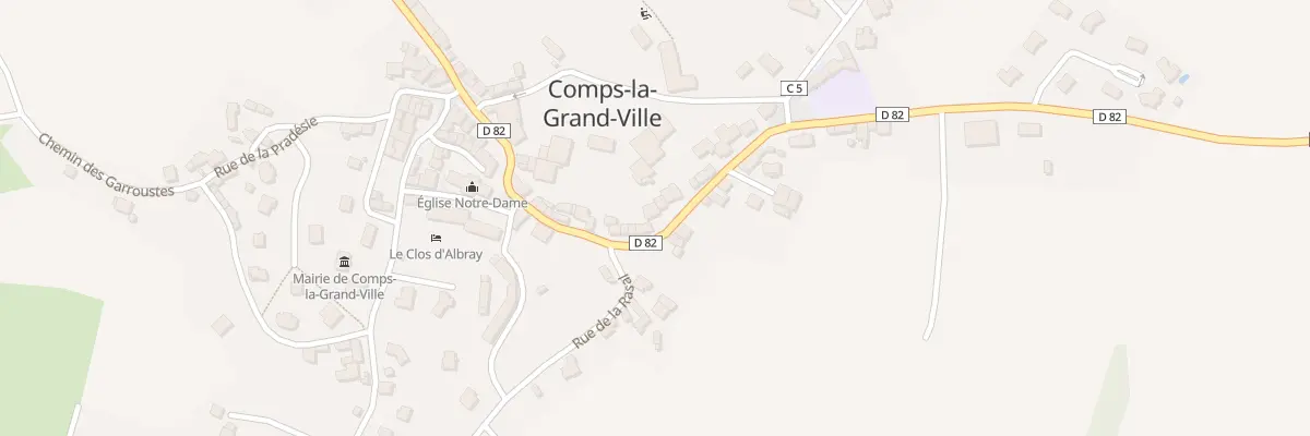 Plan du 15 Rue des Lacs à Comps-la-Grand-Ville