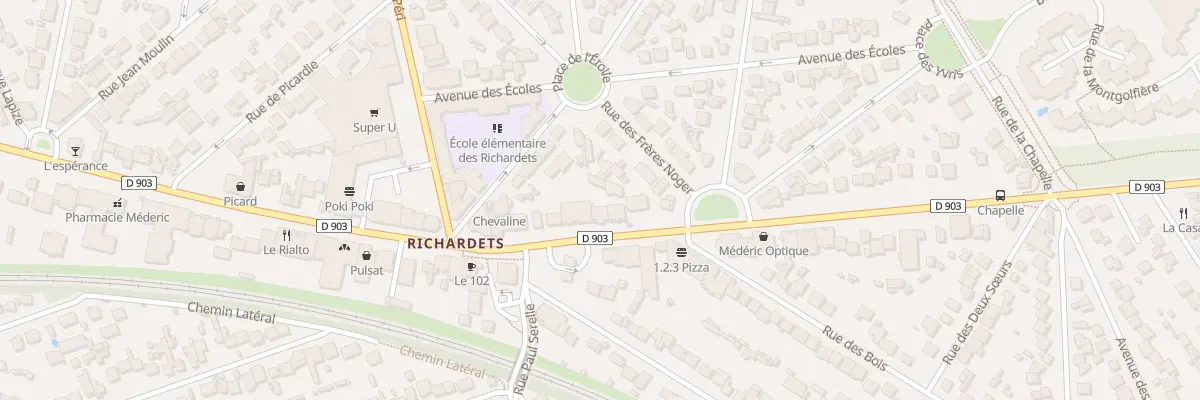 Plan du 95 Av Médéric à Noisy-le-Grand
