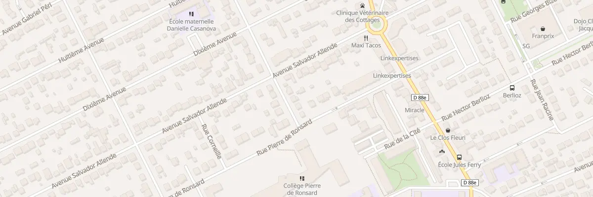 Plan du 5 Rue Montaigne à Tremblay-en-France