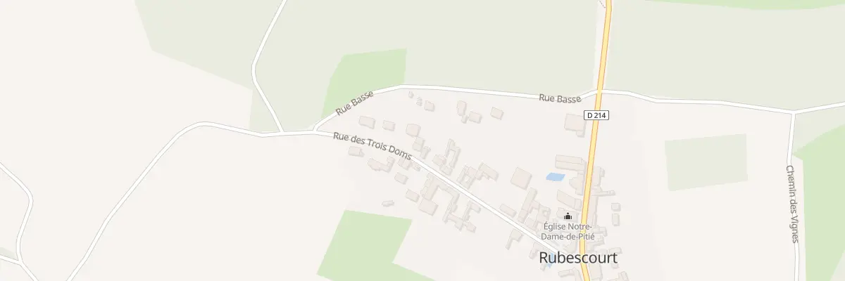 Plan du 19B Rue des Trois Doms à Rubescourt