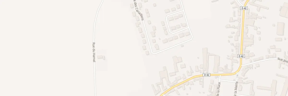 Plan du 18 Rue des Canadiens à Marcelcave