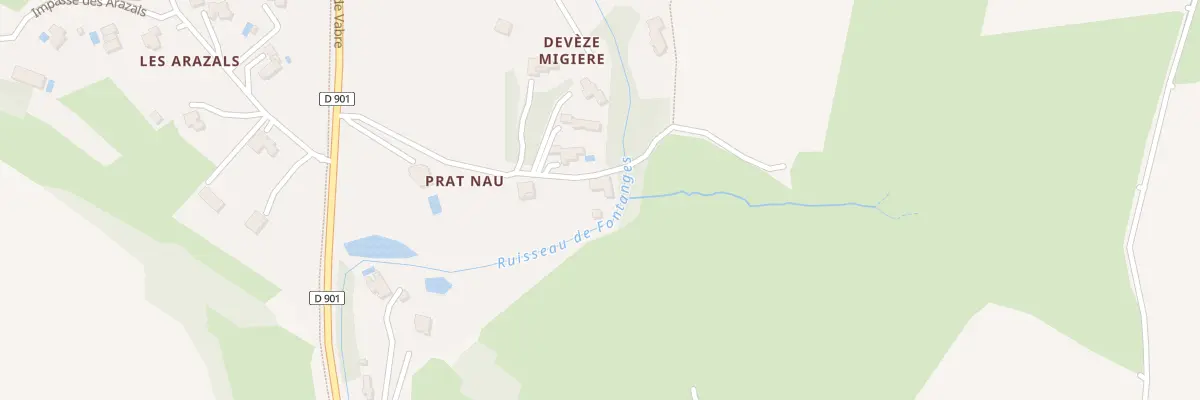 Plan du 9017 Prat Nau à Onet-le-Château