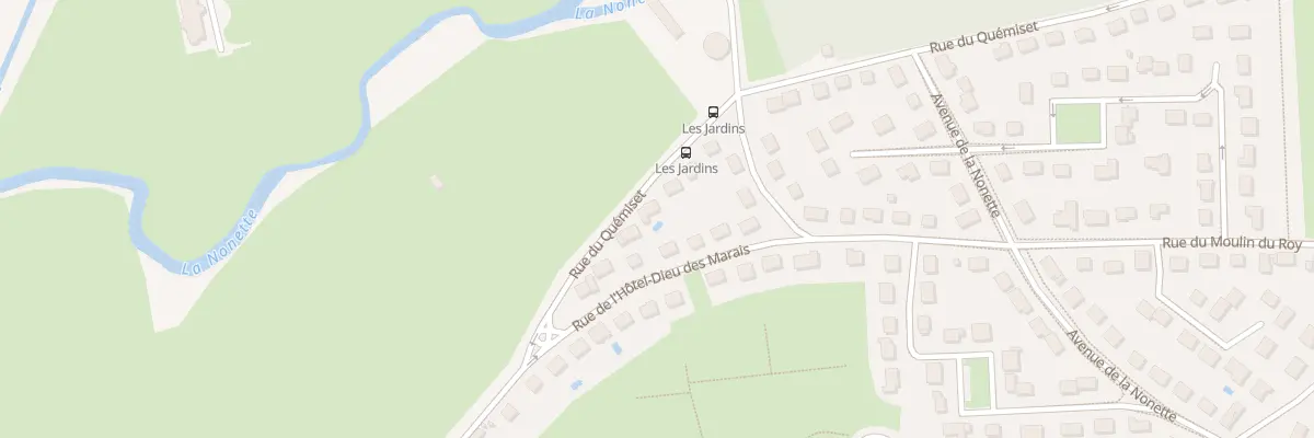Plan du 75 Rue du Quemizet à Senlis