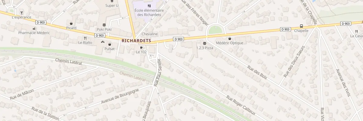 Plan du 3B Rue Roger Cailteux à Noisy-le-Grand