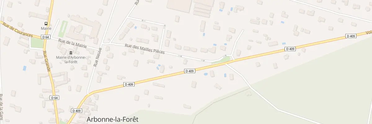 Plan du 995 Av de la Liberation à Arbonne-la-Forêt