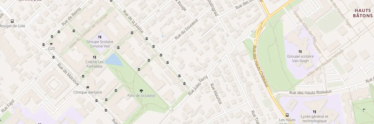 Plan du 53 Rue de la Justice à Noisy-le-Grand