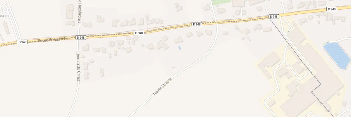 Plan du 287 Rte de Cassel a Steenvoorde à Terdeghem