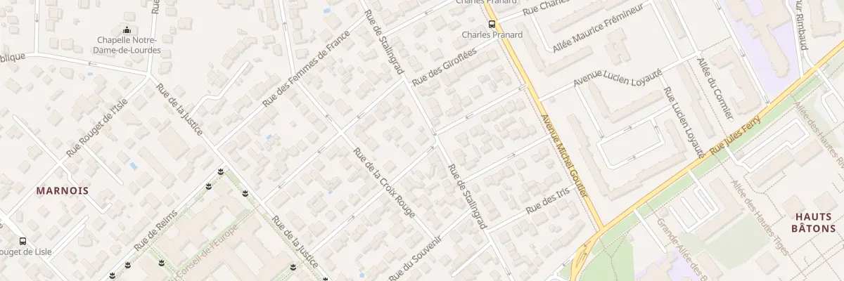 Plan du 42 Rue de Stalingrad à Noisy-le-Grand
