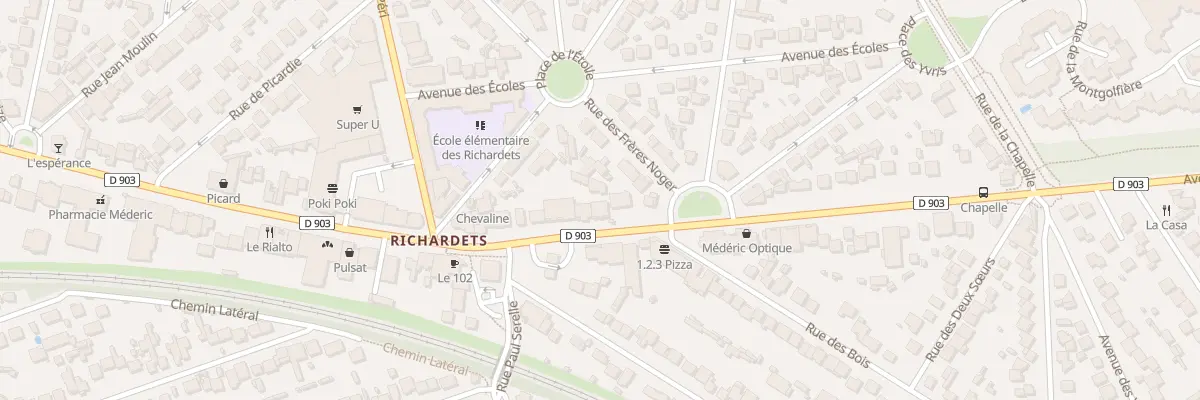 Plan du 95B Av Médéric à Noisy-le-Grand
