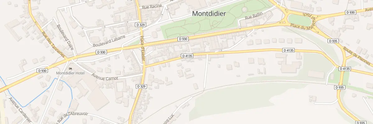 Plan du 8 Rue Gaston et Guy Floury à Montdidier