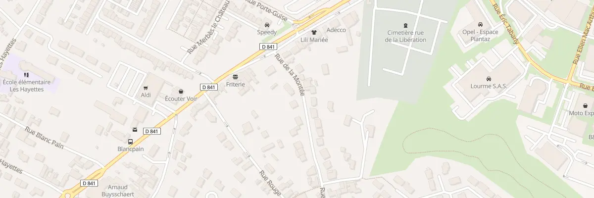Plan du 96 Rue de la Montée à Bruay-la-Buissière