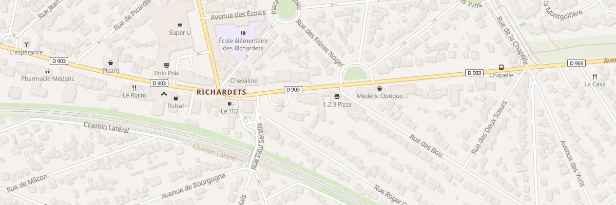 Plan du 106 Av Médéric à Noisy-le-Grand