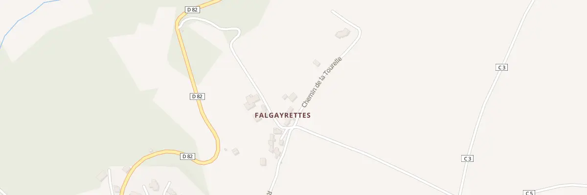 Plan du 5081 Falgayrettes à Comps-la-Grand-Ville
