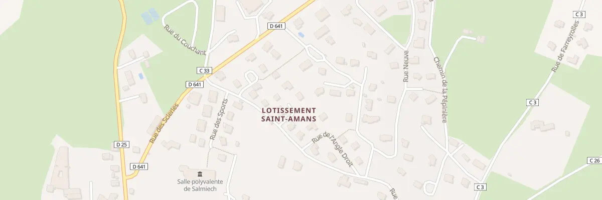 Plan du 5326 Lotissement St Amans à Salmiech