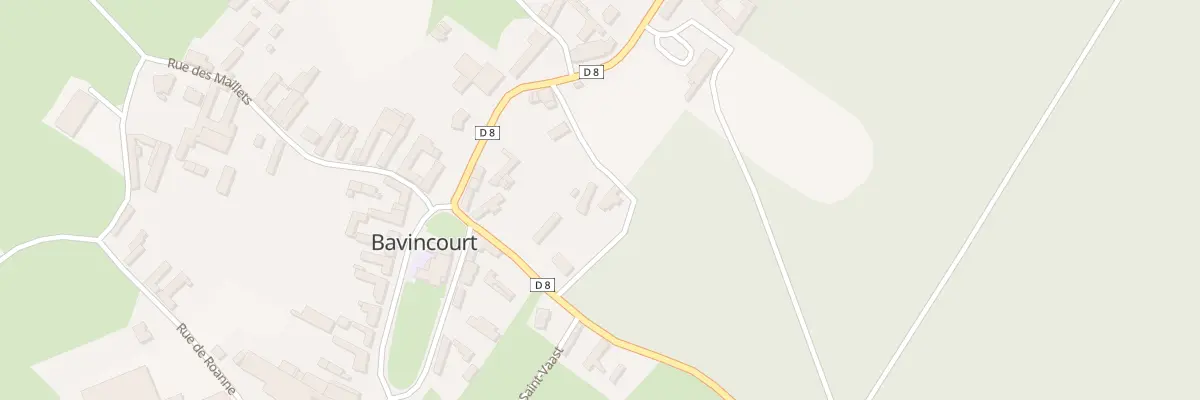 Plan du 8 Rue de l’Eglise à Bavincourt