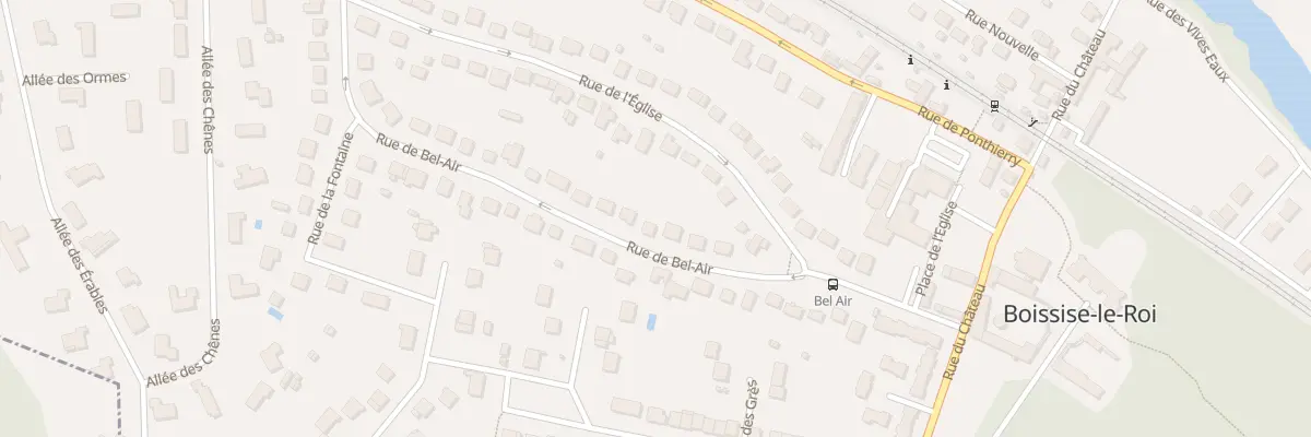 Plan du 16 Rue de Bel Air à Boissise-le-Roi