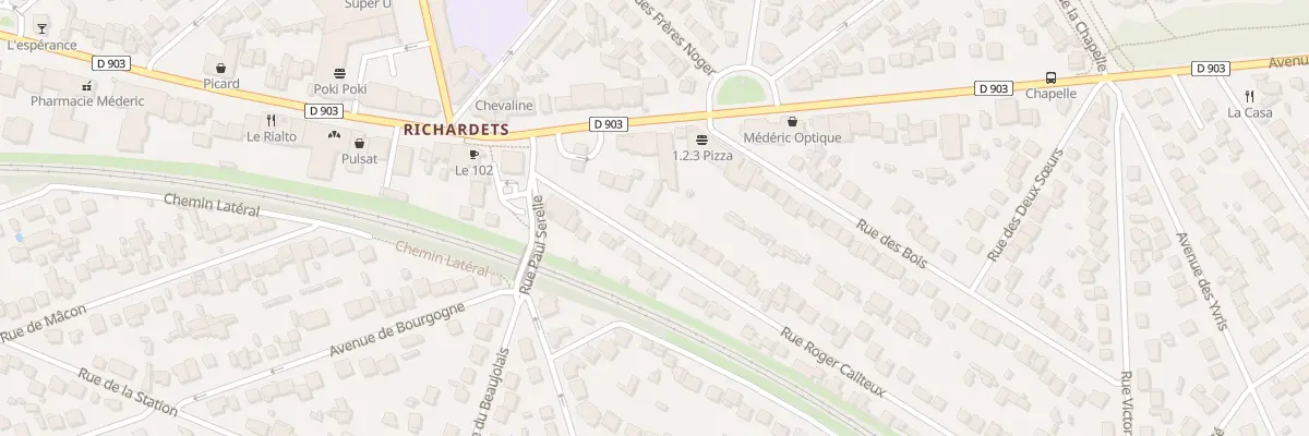 Plan du 7 Rue Roger Cailteux à Noisy-le-Grand
