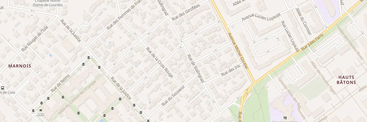 Plan du 46B Rue de Stalingrad à Noisy-le-Grand