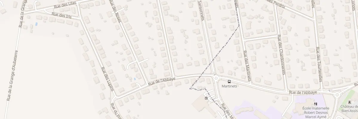 Plan du 6 Rue des Pivoines à Domérat