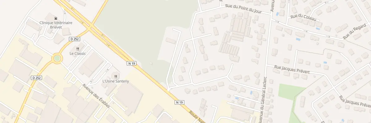 Plan du 16 Rue du Point du Jour à Santeny