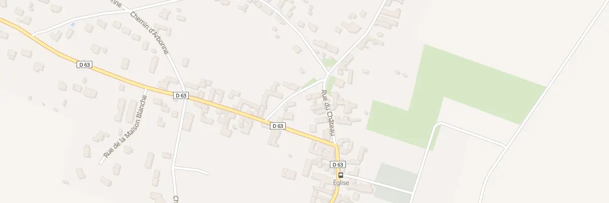 Plan du 6 Rue du Gen de Gaulle à Achères-la-Forêt