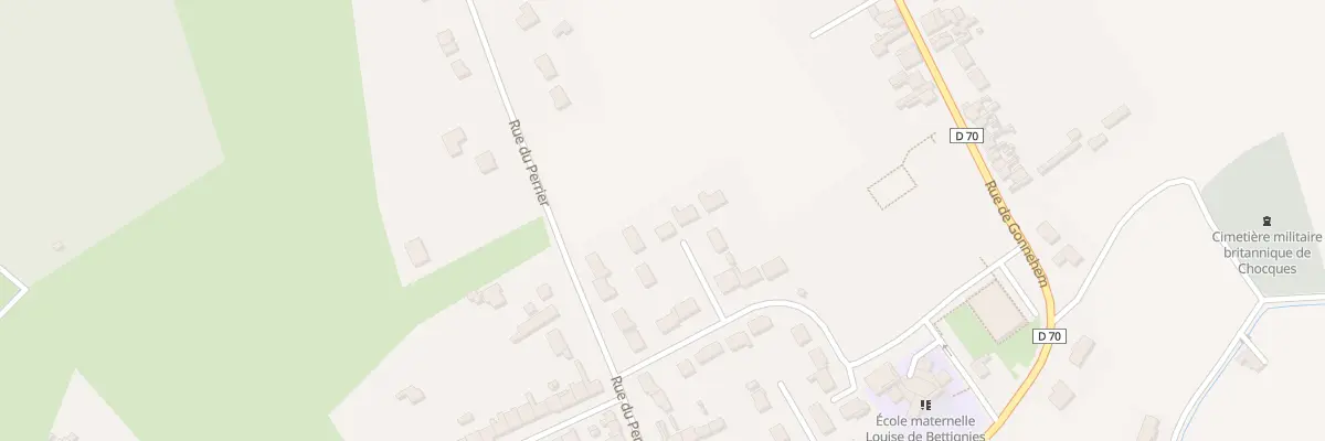 Plan du 135 Rue Beaupré à Chocques