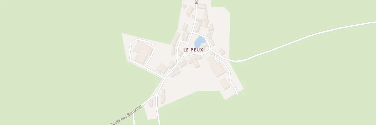 Plan du 5035 Le Peux à La Petite-Marche