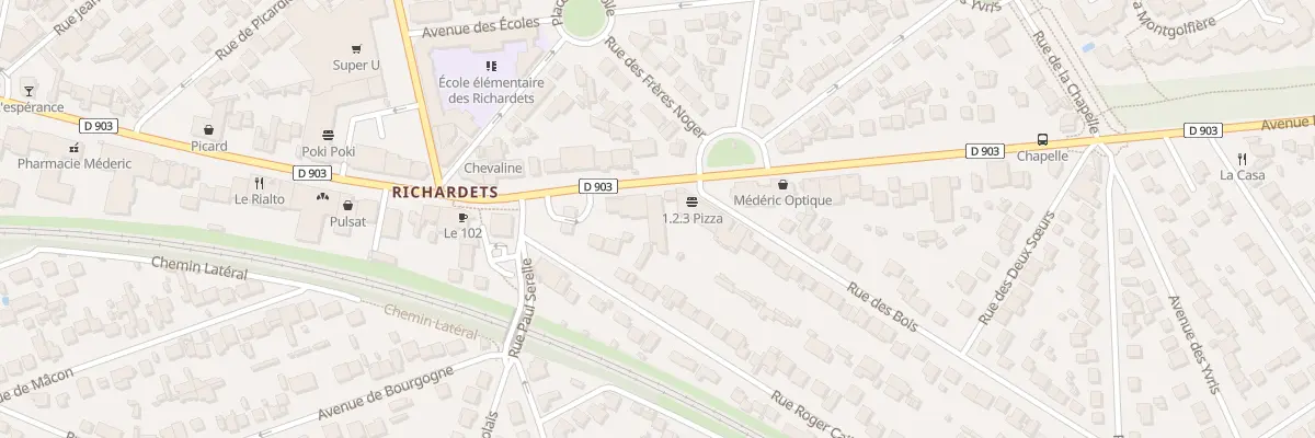 Plan du 112 Av Médéric à Noisy-le-Grand