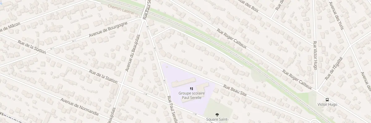 Plan du 5 Rue Beau Site à Noisy-le-Grand