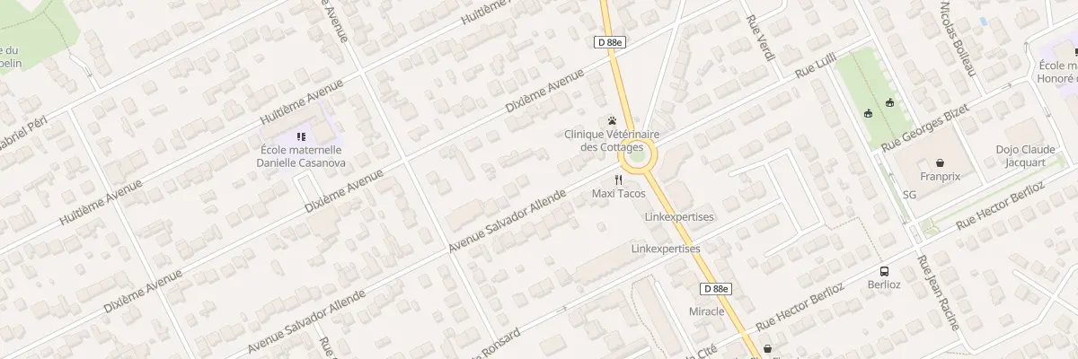 Plan du 79 Av Salvador Allende à Tremblay-en-France