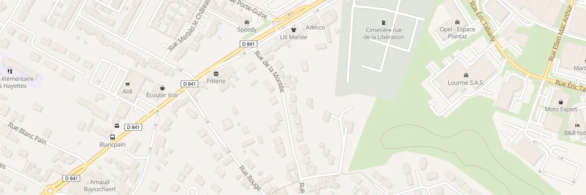 Plan du 101A Rue de la Montée à Bruay-la-Buissière