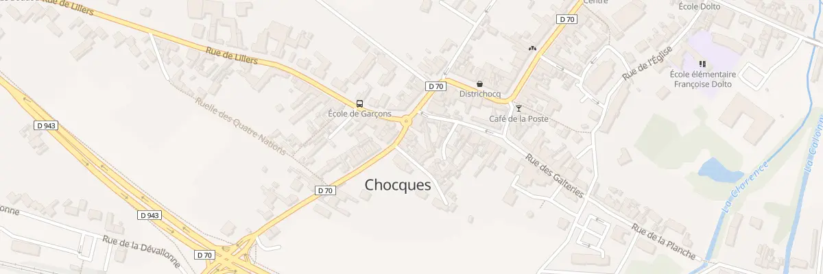 Plan du 9 Rue de la Gare à Chocques