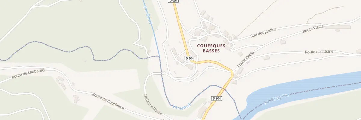 Plan du 5043 Couesques Basses à Saint-Hippolyte
