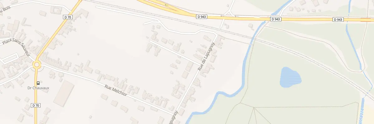 Plan du 765 Rue de Lapugnoy à Chocques