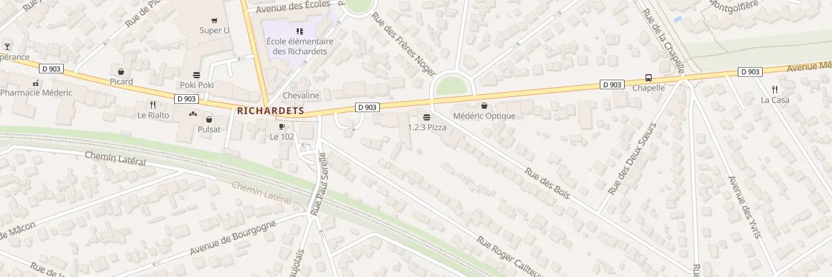 Plan du 114 Av Médéric à Noisy-le-Grand