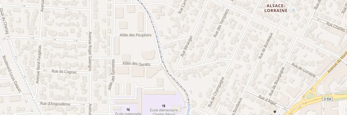 Plan du 22 Rue Béranger à Chelles