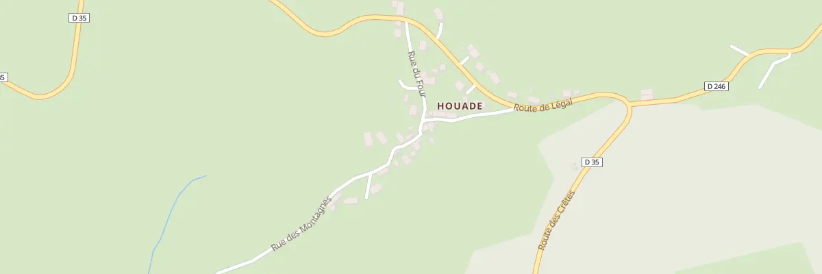 Plan du 5059 Houade à Lascelle