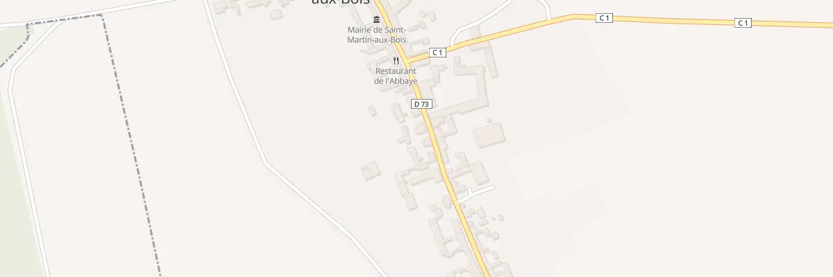 Plan du 395 Rue de l’Abbaye à Saint-Martin-aux-Bois