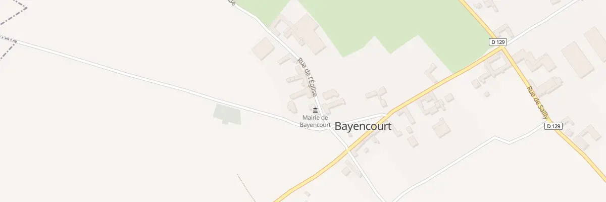 Plan du 3 Rue de l’Église à Bayencourt