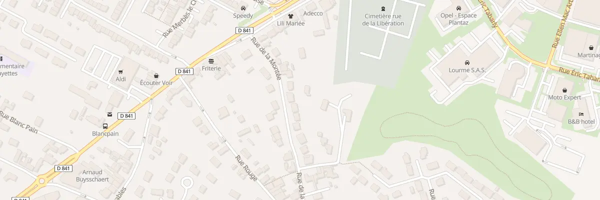 Plan du 119 Rue de la Montée à Bruay-la-Buissière