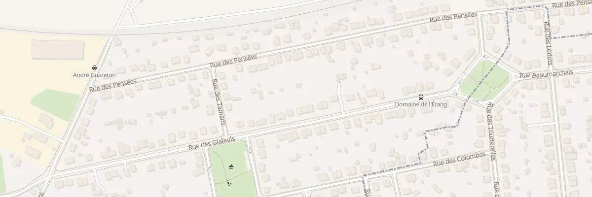 Plan du 40 Rue des Glaïeuls à Domérat
