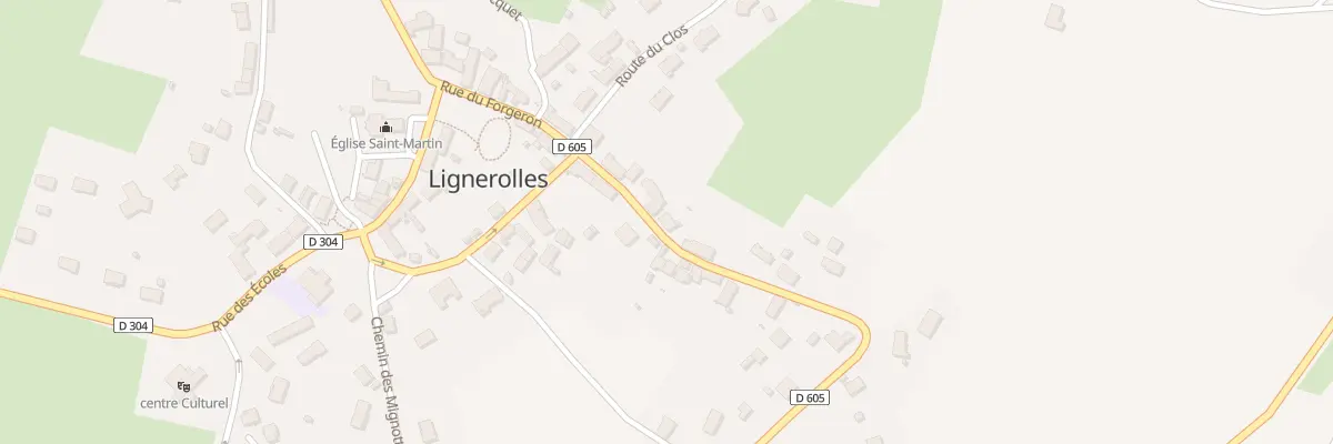 Plan du 21 Rue du Forgeron à Lignerolles