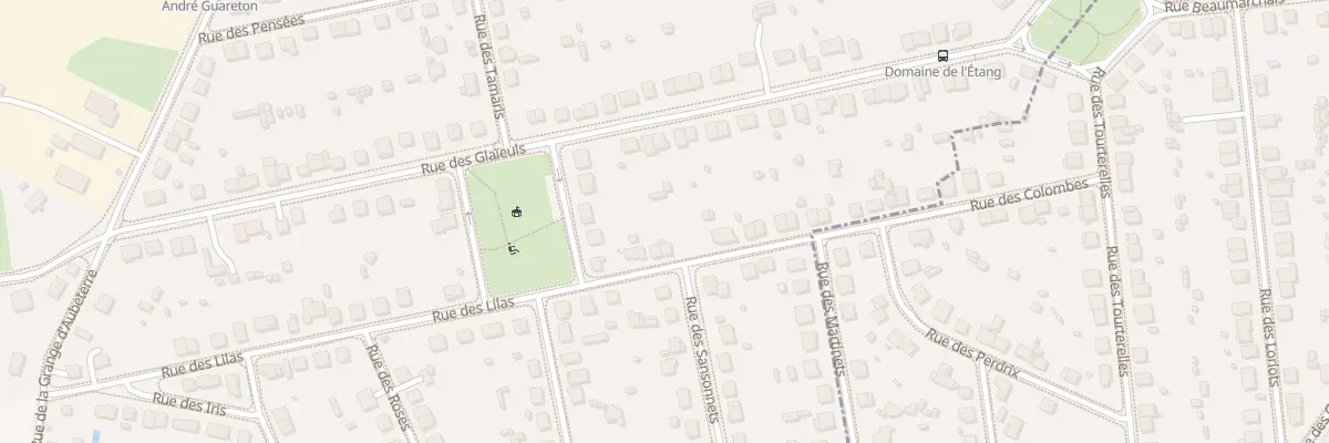 Plan du 18 Rue des Lilas à Domérat