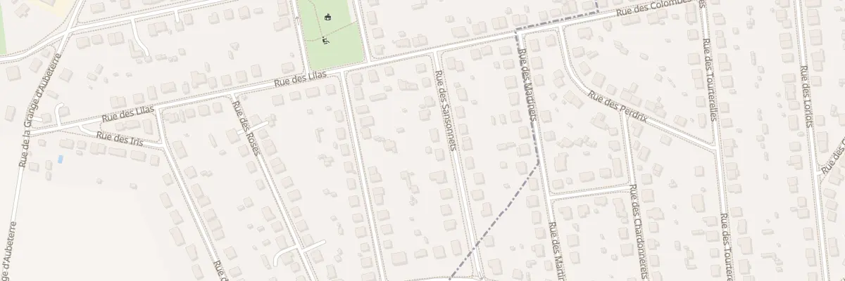 Plan du 15 Rue des Sansonnets à Domérat