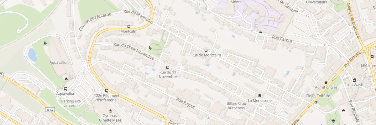 Plan du 46 Rue du Onze Novembre à Rodez
