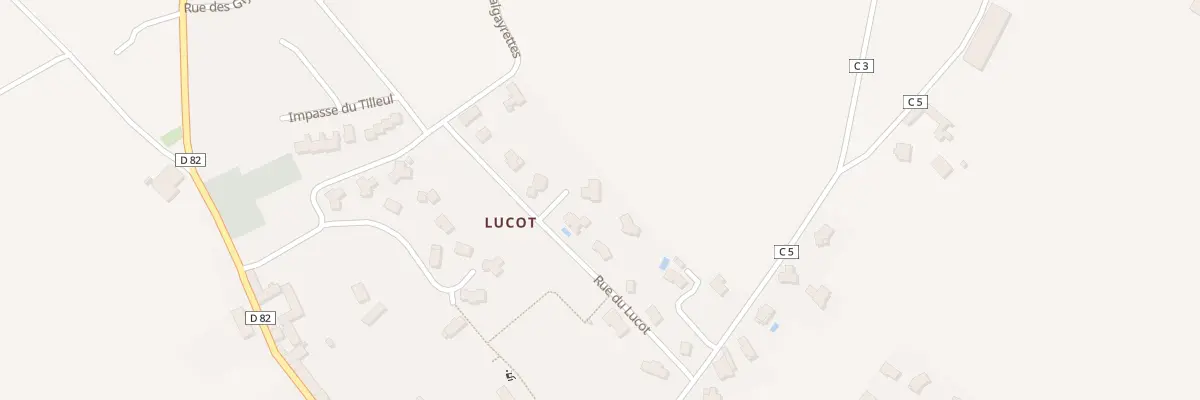 Plan du 5310 Lucot à Comps-la-Grand-Ville