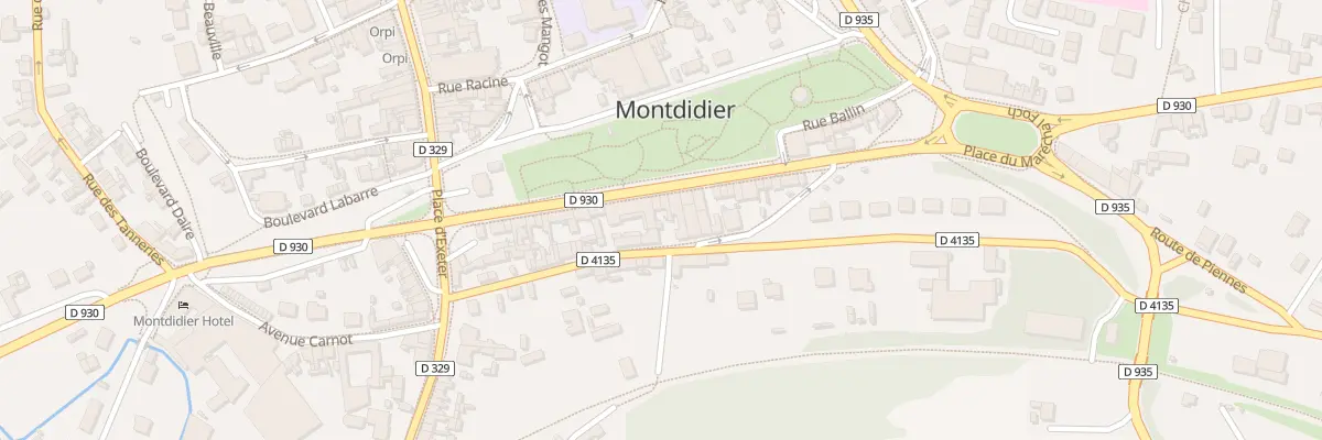 Plan du 16 Bd du Général Debeney à Montdidier