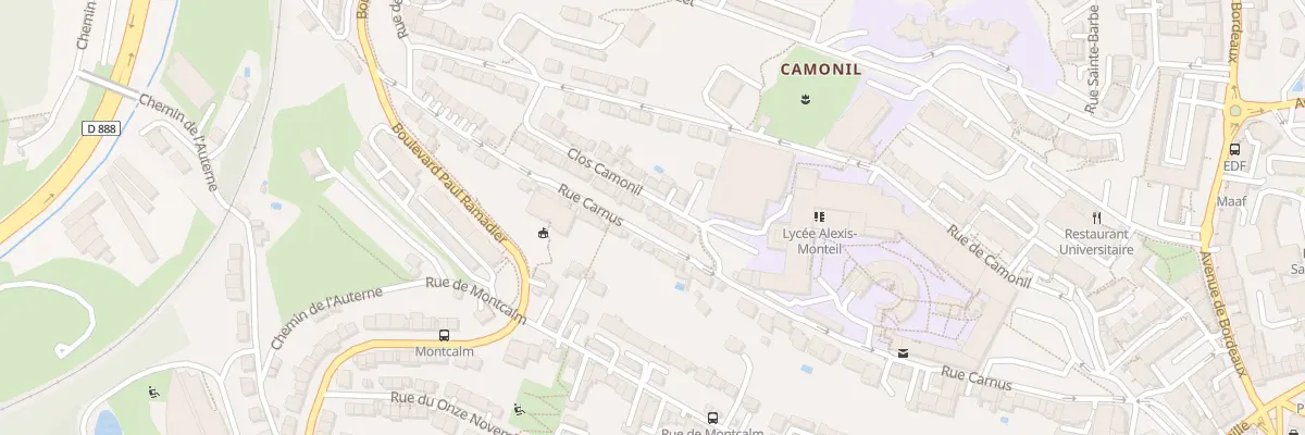 Plan du 7 Clos Camonil à Rodez